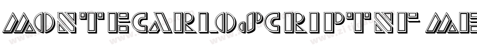 MonteCarloScriptNF Medium字体转换